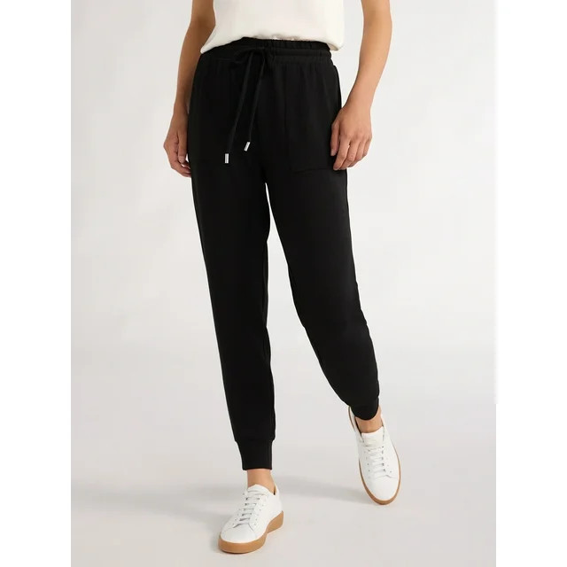 Scoop Women's and Women's Plus Ultimate Scuba Knit Pants with Pockets - Walmart.com | Walmart (US)