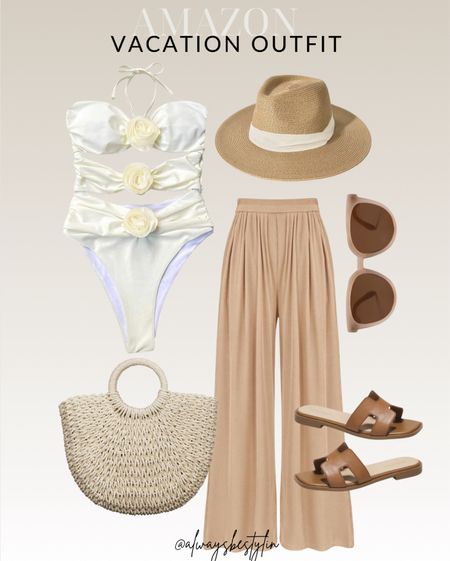 Vacation outfit // vacation outfits, resort wear, travel outfit, warm weather outfit, winter vacation outfit, winter getaway outfit, beach outfit, high waist paper bag wide leg pants, crop tank top, rattan slide sandals, woven tote bag, Petal and Pup, Amazon, Amazon fashion, Amazon bag, summer outfit, summer fashion, neutral outfit, neutral fashion, neutral style,

#LTKU#LTKitbag#LTKparties#LTKfindsunder100#LTKwedding#LTKfindsunder50#LTKstyletip#LTKshoecrush

#LTKstyletip #LTKsalealert #LTKswim

#LTKSwim #LTKTravel #LTKSeasonal