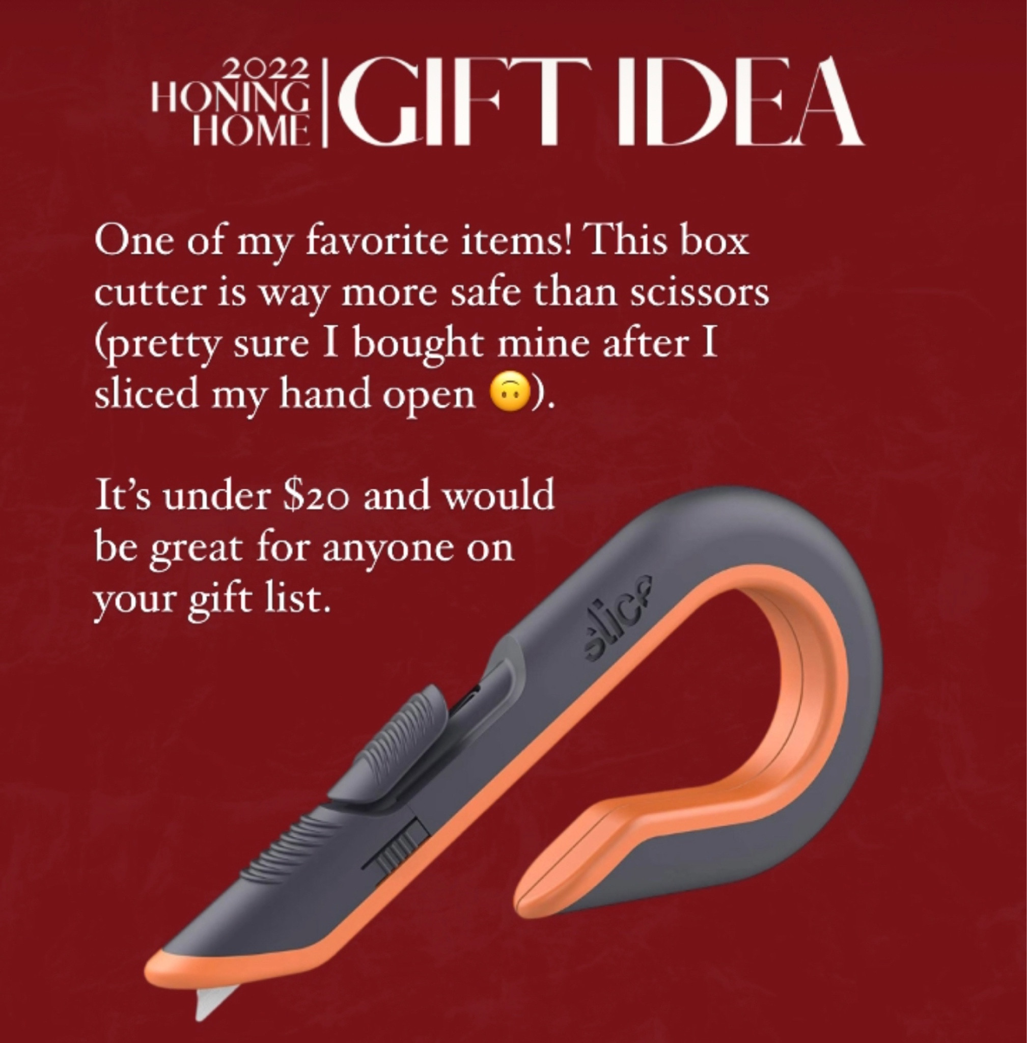 Box cutter, Amazon find, Amazon stocking stuffer, teacher gift, neighbor gift, Amazon gift, gifts for him, gifts for parents 

#LTKHoliday #LTKGiftGuide #LTKSeasonal