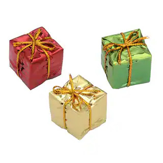 Red, Green, & Gold Mini Decorative Gifts by Ashland®, 8ct. | Michaels | Michaels Stores