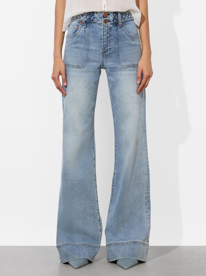 JUNO BRAIDED JEAN | Alice + Olivia