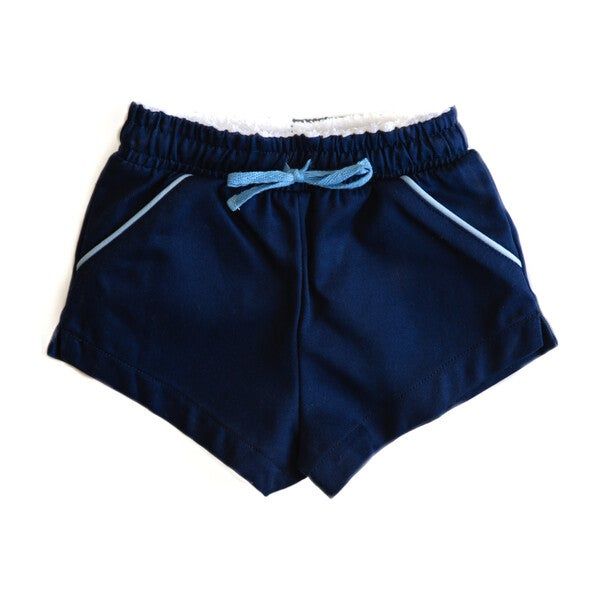 Classic Short - Grayson, Navy with Light Blue | Maisonette