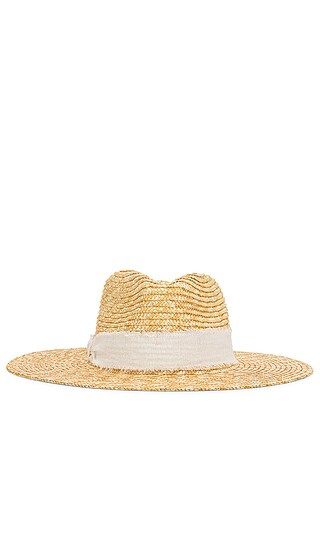 Milana Hat in Natural & White | Revolve Clothing (Global)