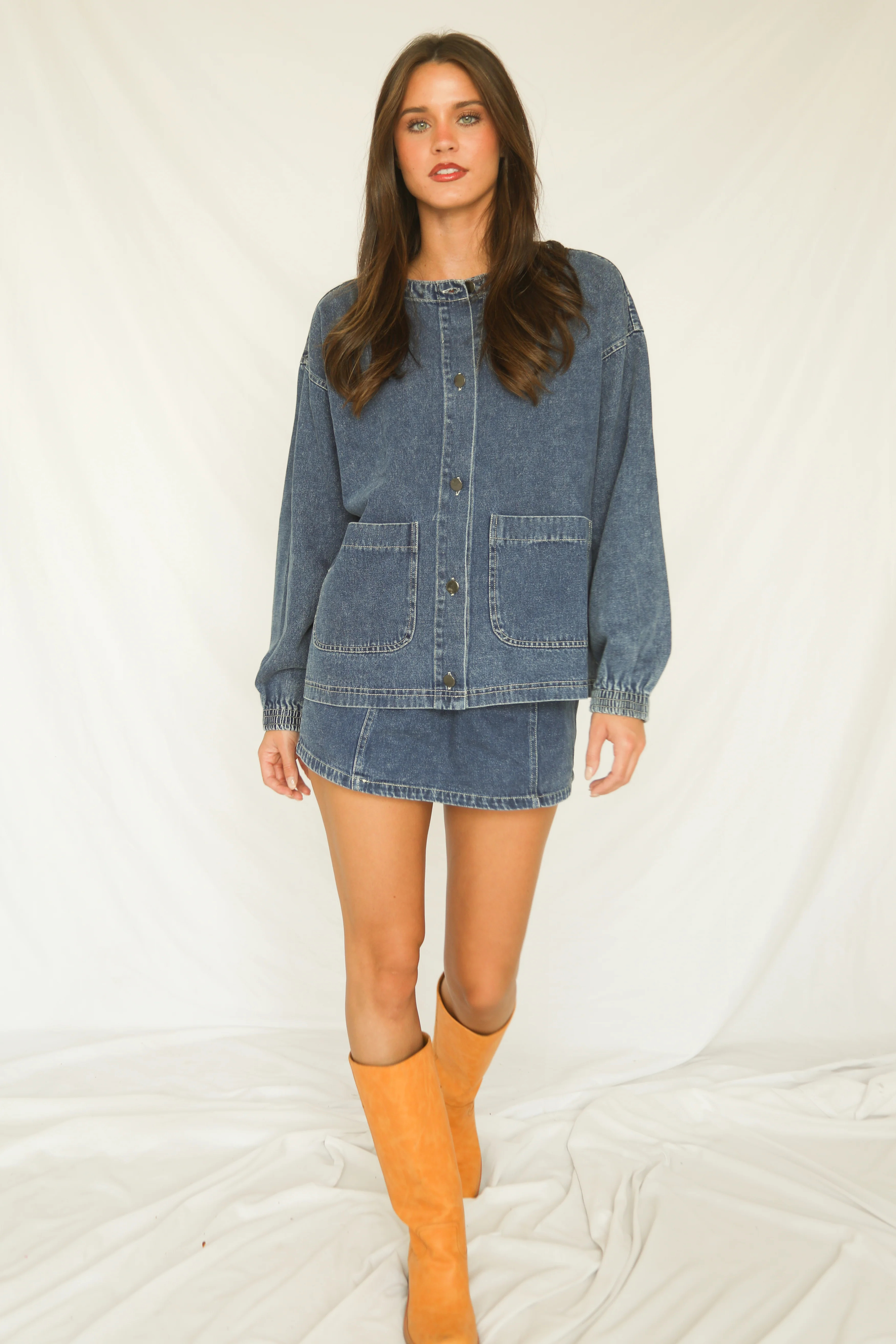 something about you denim jacket | RIFFRAFF