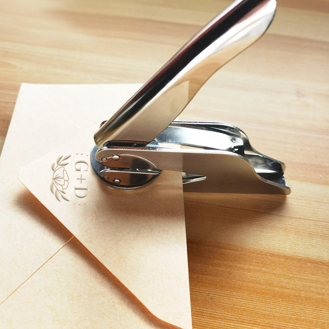 Personalized Wedding Embosser Stamp,chose Your Wedding Embosser,custom Embosser,initials Embossin... | Etsy (US)