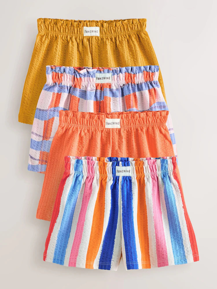 Orange/Purple Shorts 4 Pack (3mths-7yrs) | Next US
