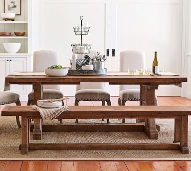 Stafford Reclaimed Wood Extending Dining Table | Pottery Barn (US)