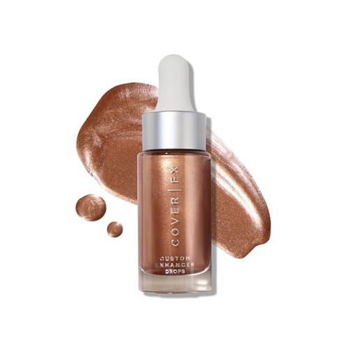 COVER FX Custom Enhancer Drops - Candlelight: Classic Bronze Finish - 15mL - Radiant Glow - Liquid Highlighter | Amazon (US)