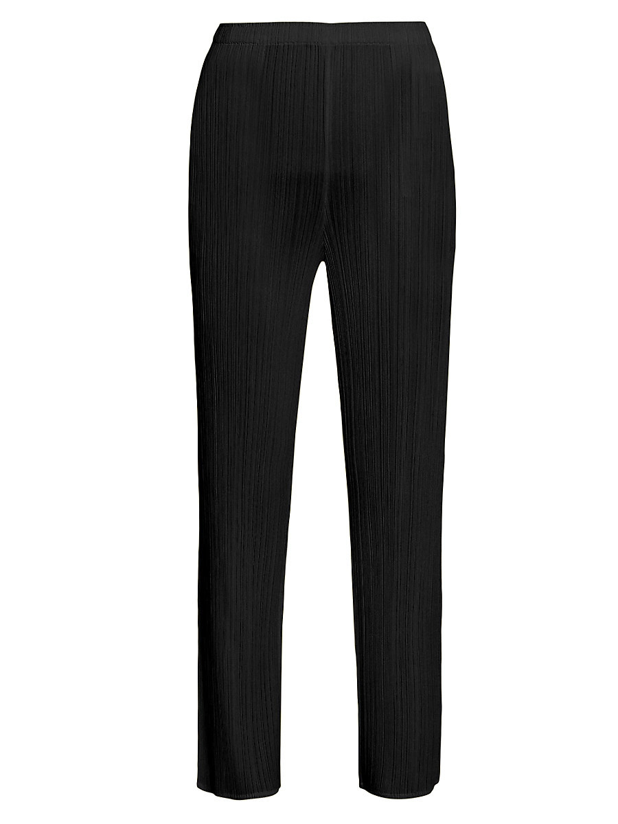 Women's Basics Pleated Pull-On Pants - Black - Size XS | Saks Fifth Avenue