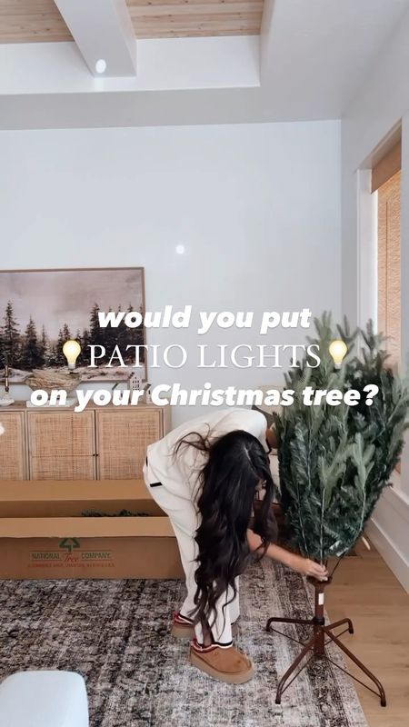 My Amazon Christmas tree is the lowest price I’ve ever seen! I love putting patio lights on my Christmas tree. It’s a great affordable option that gives the prettiest glow! I have one set of 2 strands here! 
Amazon tree
Christmas decor
Christmas treee

#LTKVideo #LTKsalealert #LTKHoliday