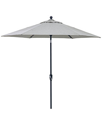 Wythburn Mix and Match Fabric 9' Auto Tilt Umbrella, Macy's Exclusive - Macy's | Macy's