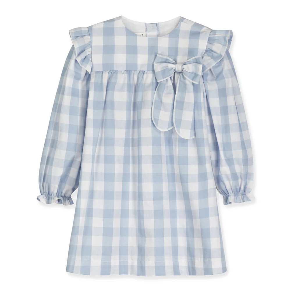 Bella Bliss Marilyn Dress- Blue Check | JoJo Mommy