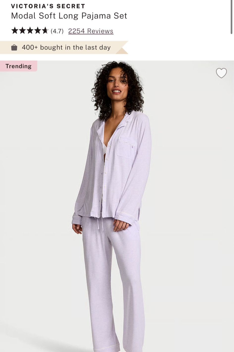 The Softest PJ’s 
I just got this new Heather Lavender Ice color 🪻
I absolutely love these because they come in Long Length. I’m 5’11 and wear a size M Long. 
