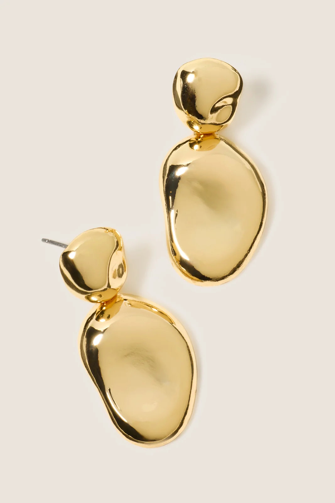 EVEREVE Women's Veda Statement Earring, Gold | Evereve