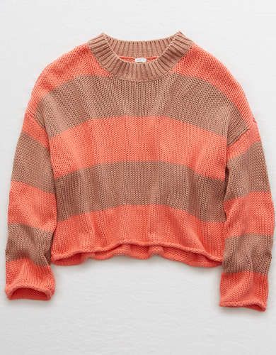 Aerie Striped Pullover Sweater | American Eagle Outfitters (US & CA)
