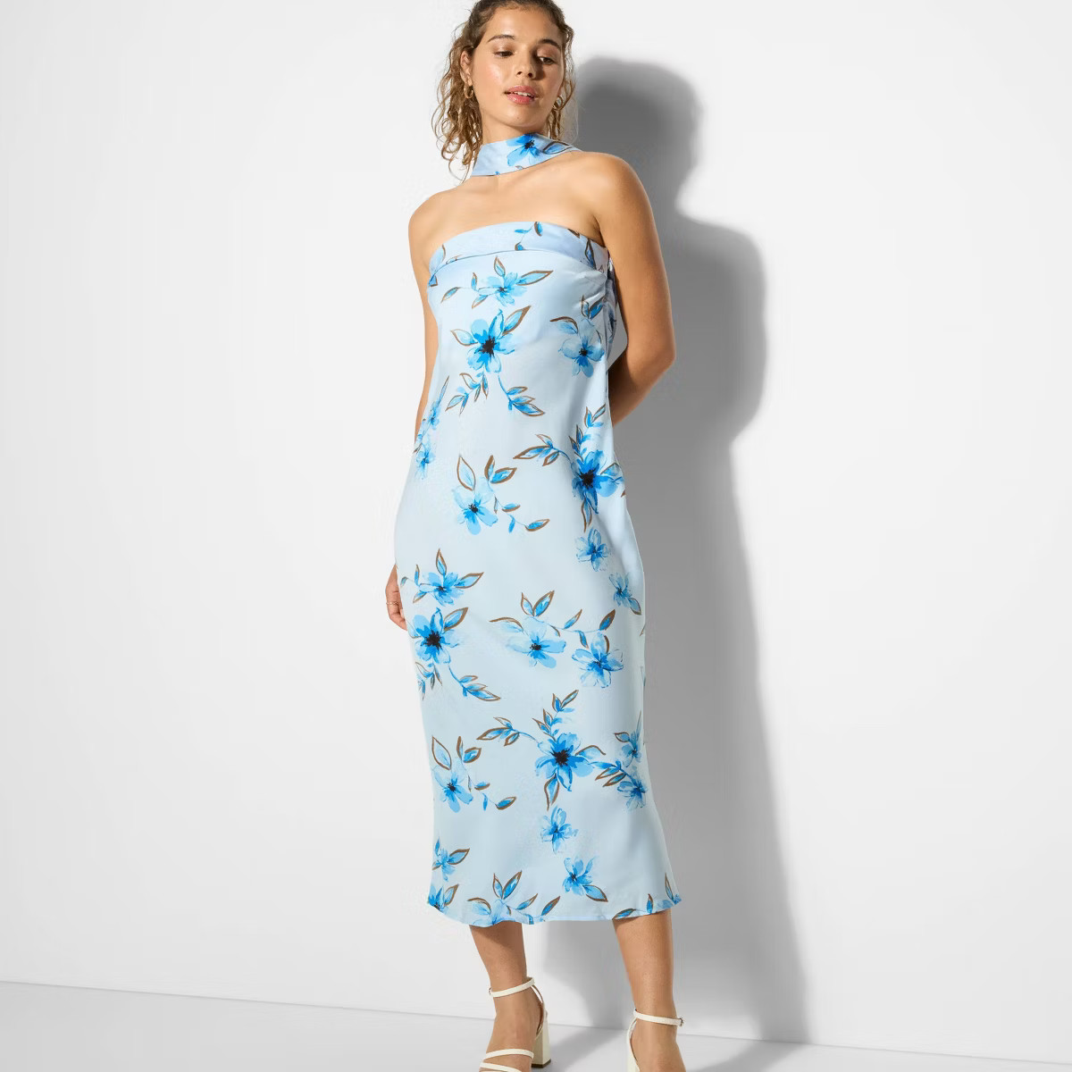 Women's Satin Maxi Tube Bodycon Dress - Wild Fable™ | Target