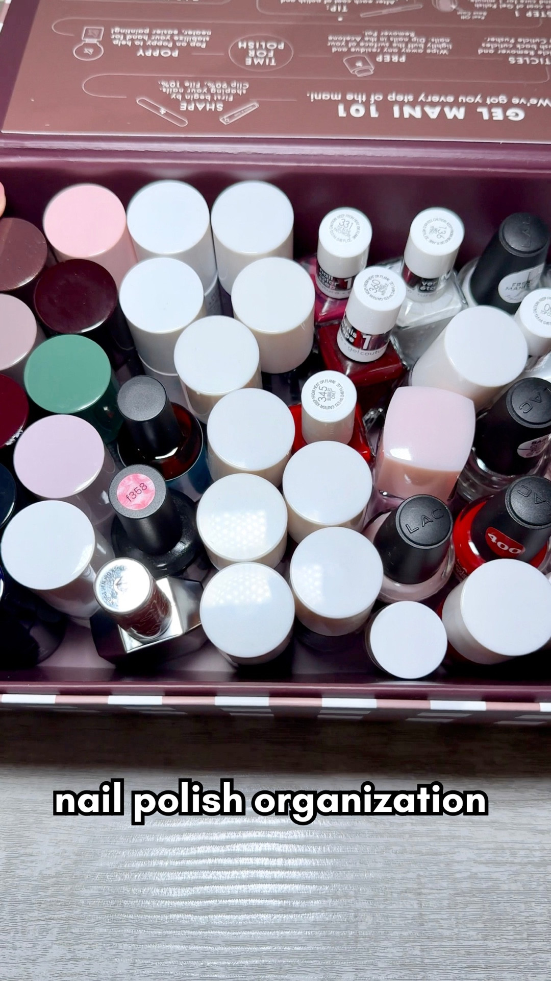 nail polish organization (finally 🙃)
this organizer holds a ton and made my random box situation so much better




#LTKHome #LTKBeauty