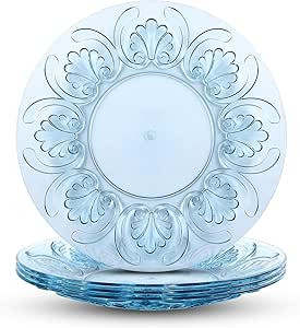 BELLAFORTE Unbreakable Plastic Plates Set of 4, 9'' Reusable Shatterproof Tableware for Party, Pr... | Amazon (US)