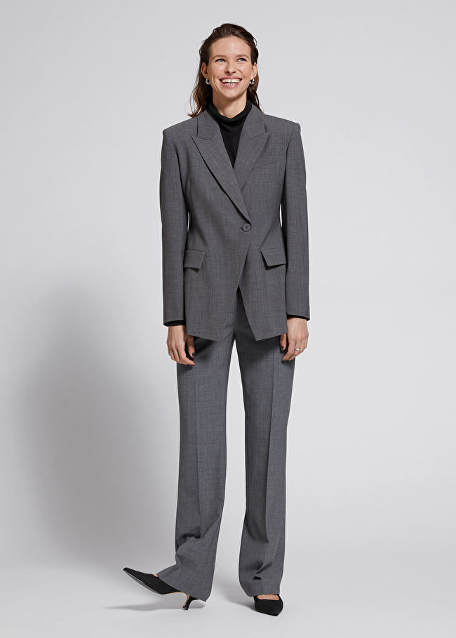 Tailored High Waist Flared Trousers | & Other Stories US