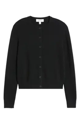 Nordstrom Cashmere Crewneck Cardigan in Pink Boss at Nordstrom, Size X-Small | Nordstrom