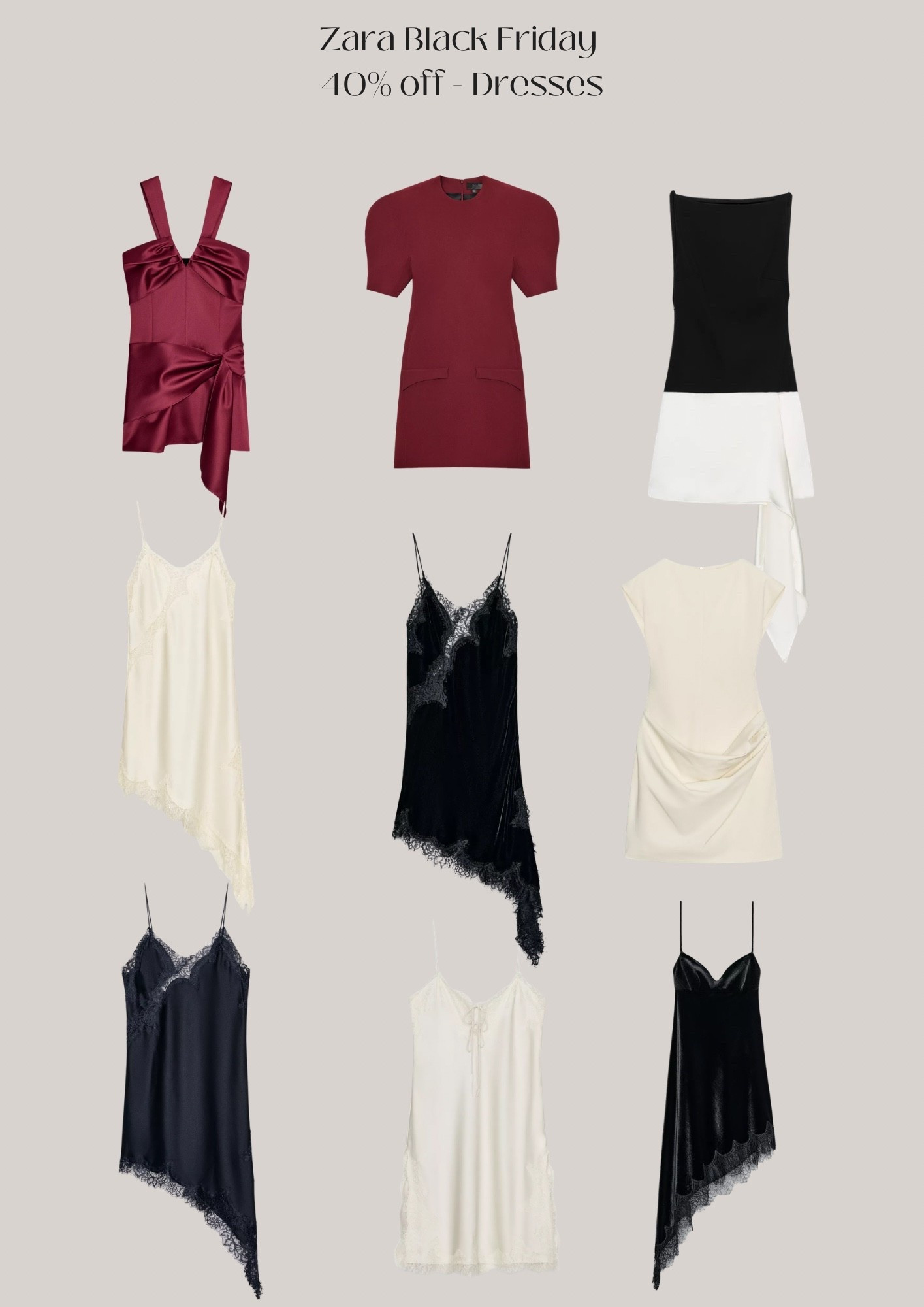 Zara Black Friday Dresses

#LTKwinter #LTKCyberWeek #LTKuk