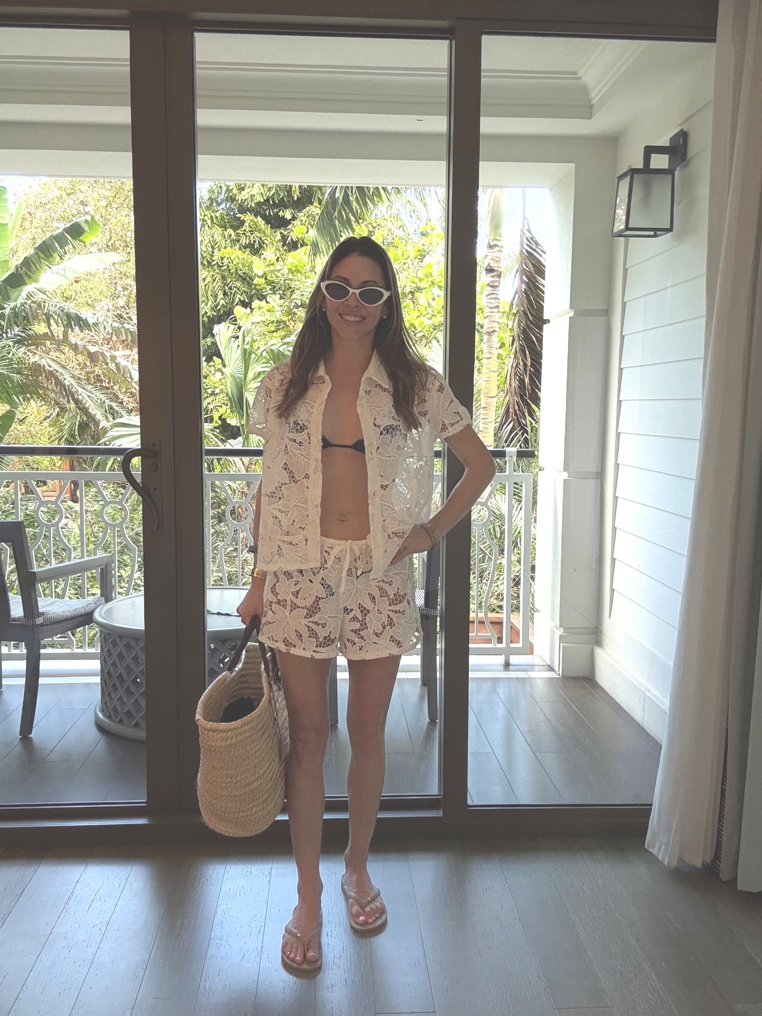 Obsessed with this whole look 🤍 The PQ Swim x Alice + Olivia bikini is SO cute—the fabric just screams summer, beach days, and warm weather. I paired it with this Target cover-up set that totally gives Farm Rio vibes (but for way less 🙌). This entire outfit is going to be on repeat all season long ☀️🌴

#LTKSwim #LTKdayinmylife