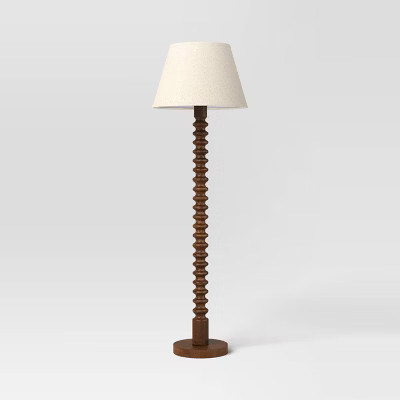 Mid Tone Wood Floor Lamp - Threshold™ | Target