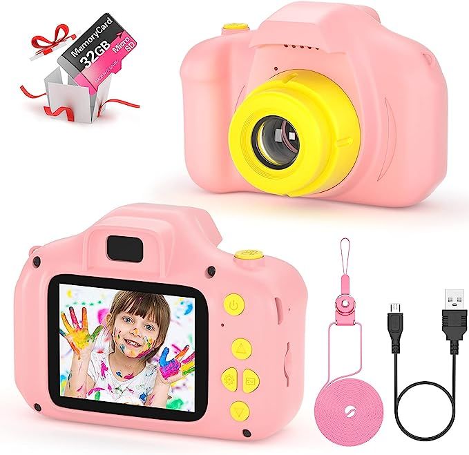 VATENIC Kids Toys Birthday for 3-10 Year Old Boys Girls, Kids Camera 1080P 2inch HD Children Digi... | Amazon (US)
