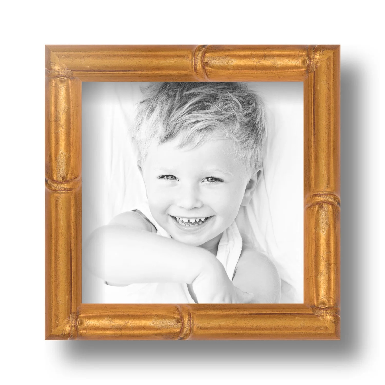 ArtToFrames 5x5 Inch Gold Bamboo Picture Frame, This Multi Wood Poster Frame is Great for Your Ar... | Walmart (US)