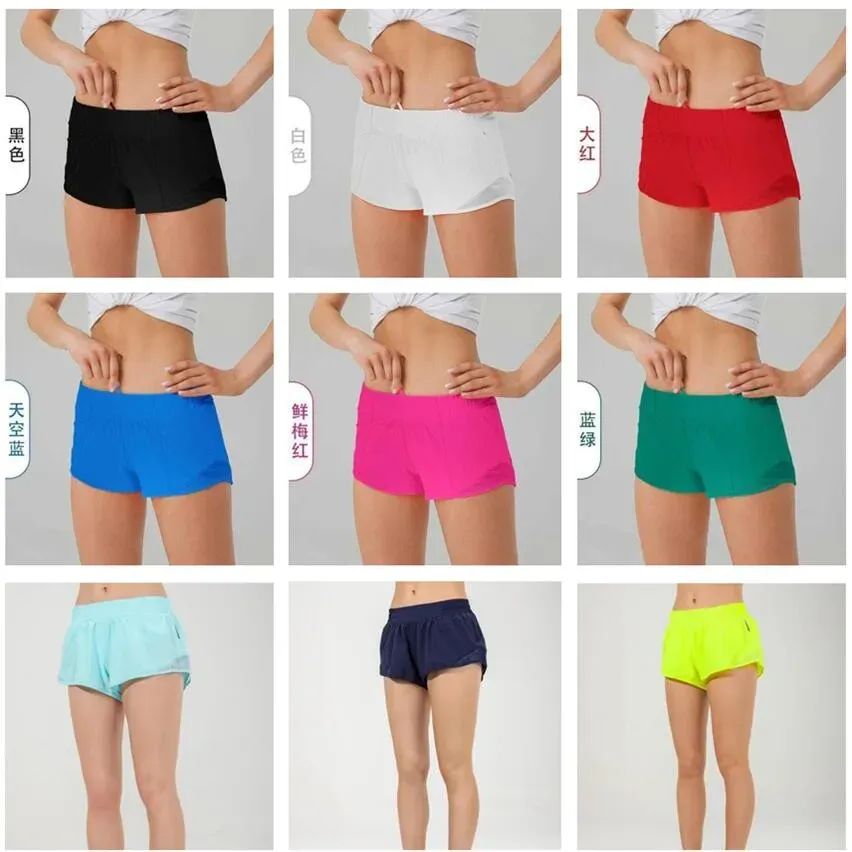 Lulus Summer Yoga Hotty Hot Shorts Breathable Quick Drying Sports Underwear Womens Pocket Running... | DHGate