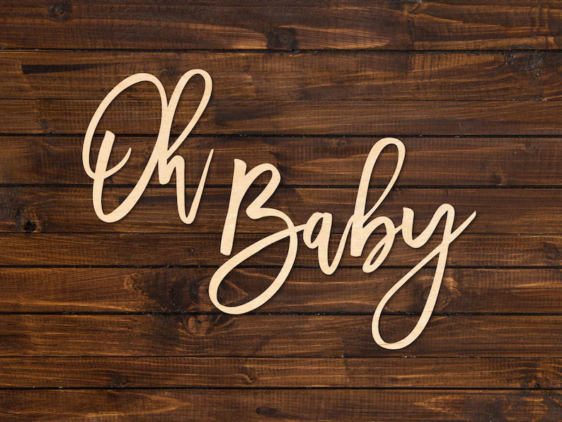 Oh Baby Sign, Baby Shower Sign, Baby Shower Decor, Sprinkle Sign, Mama to Be, Mom Sign, Wood Nurs... | Etsy (US)