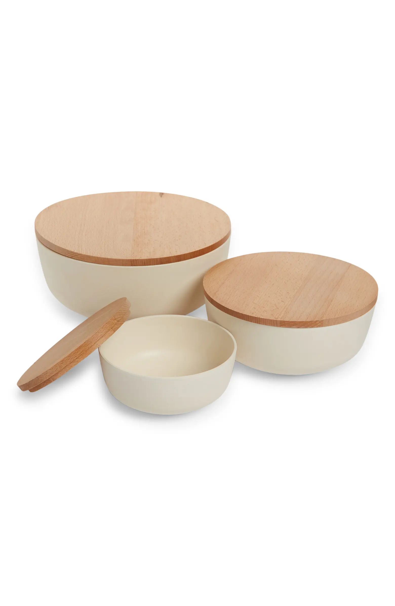 Set of 3 Essential Lidded Bowls | Nordstrom