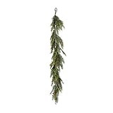 K&K Interiors 54514E 58 Inch Pine Pepper Berry Real Touch Garland, Green | Amazon (US)