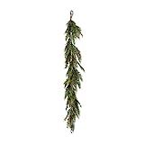 K&K Interiors 54514E 58 Inch Pine Pepper Berry Real Touch Garland, Green | Amazon (US)