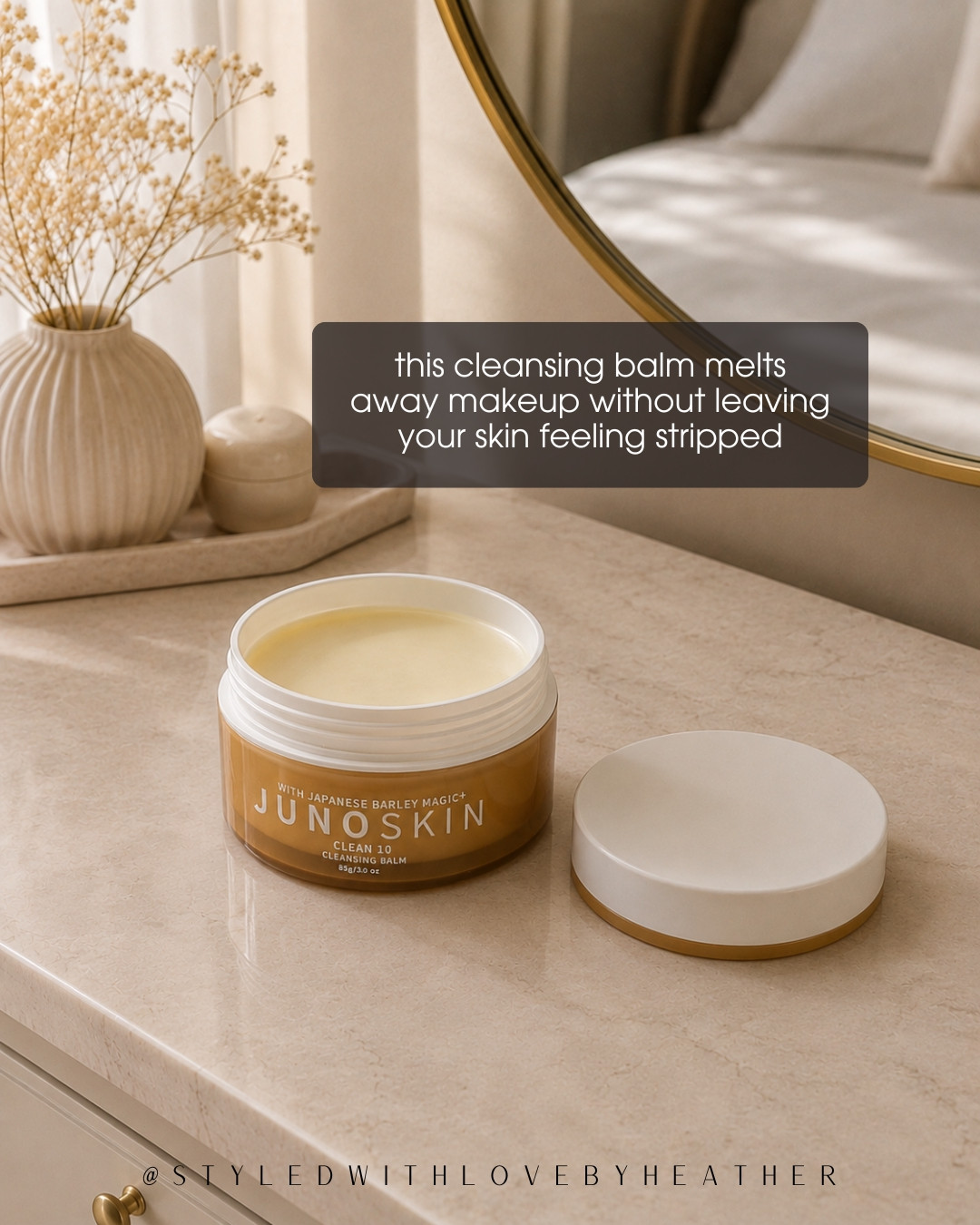 This cleansing balm melts away makeup, sunscreen, and the day in seconds without leaving my skin feeling dry or stripped. It leaves my face feeling soft, clean, and hydrated every single time. Shop it through my LTK or Amazon storefront! 

 #LTKgrwm #LTKmorningroutine #LTKBeauty