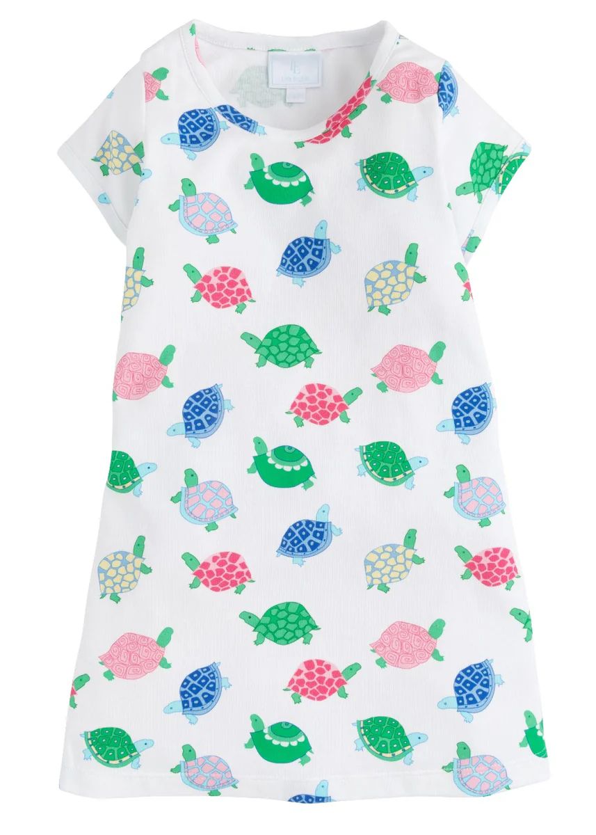 Amy T-Shirt Dress - Snappy Turtles | Little English