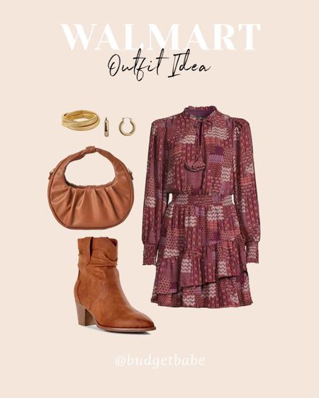 Fall dress at Walmart #walmartpartner #walmartfashion @walmart #countryconcert 

#LTKstyletip #LTKunder100 #LTKunder50