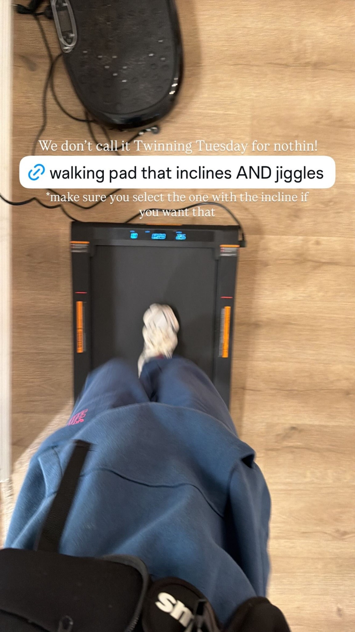 We don’t call it Twinning Tuesday for nothin! *make sure you select the one with the incline if you want that