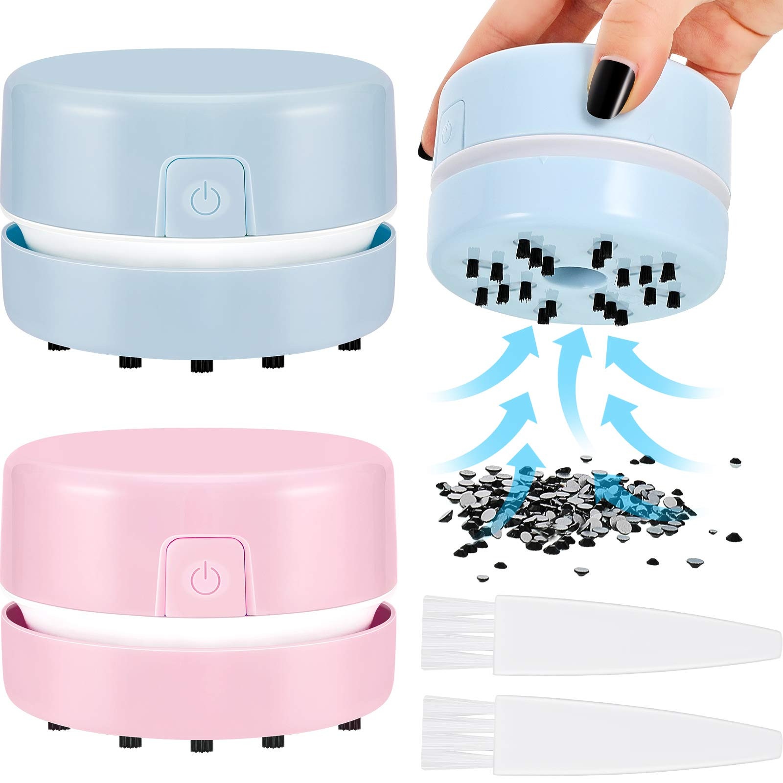 Honoson 2 Pcs Diamond Painting Tool Drill Quicker Picker for Spilled Diamonds 5d Painting Accesso... | Amazon (US)