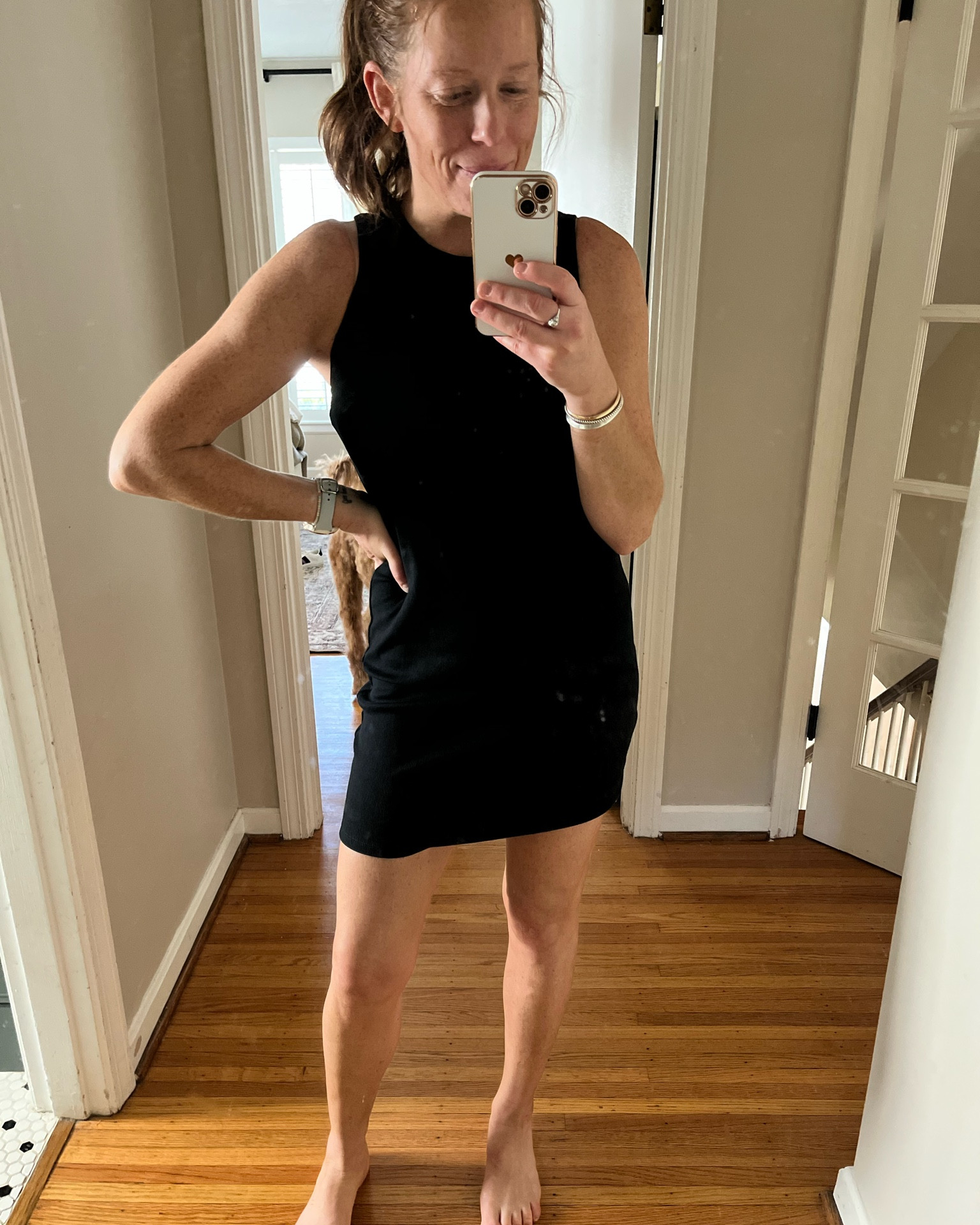 Casual basic rib dress for $15
Wearing a small 

#LTKunder50 #LTKSeasonal #LTKstyletip