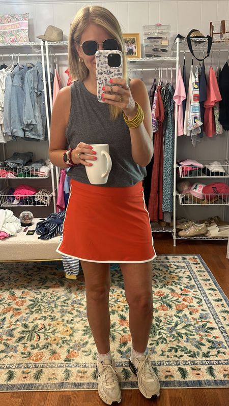 Weekend look of the day! Loving these skorts from old navy! In size M in top and skort. 


#LTKFitness #LTKStyleTip #LTKActive