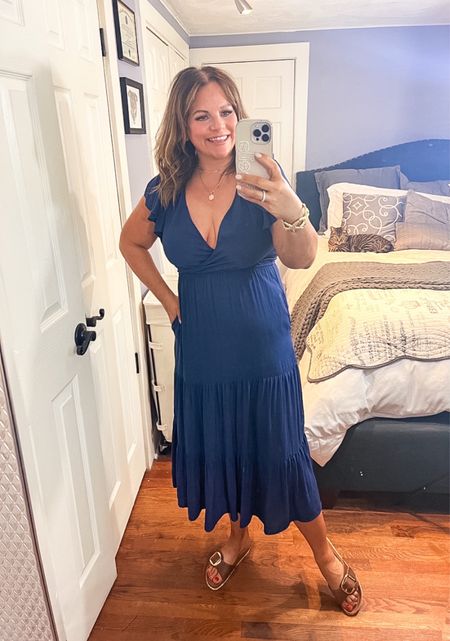 You guys … this dress! It’s so flowing and flattering! I’d of expected to pay way more for this, but to my pleasant surprise, it’s very cost conscious.
Also, I have my 1st pair of Birkenstocks! They were so worn the wait!

#LTKshoecrush #LTKFind #LTKFestival