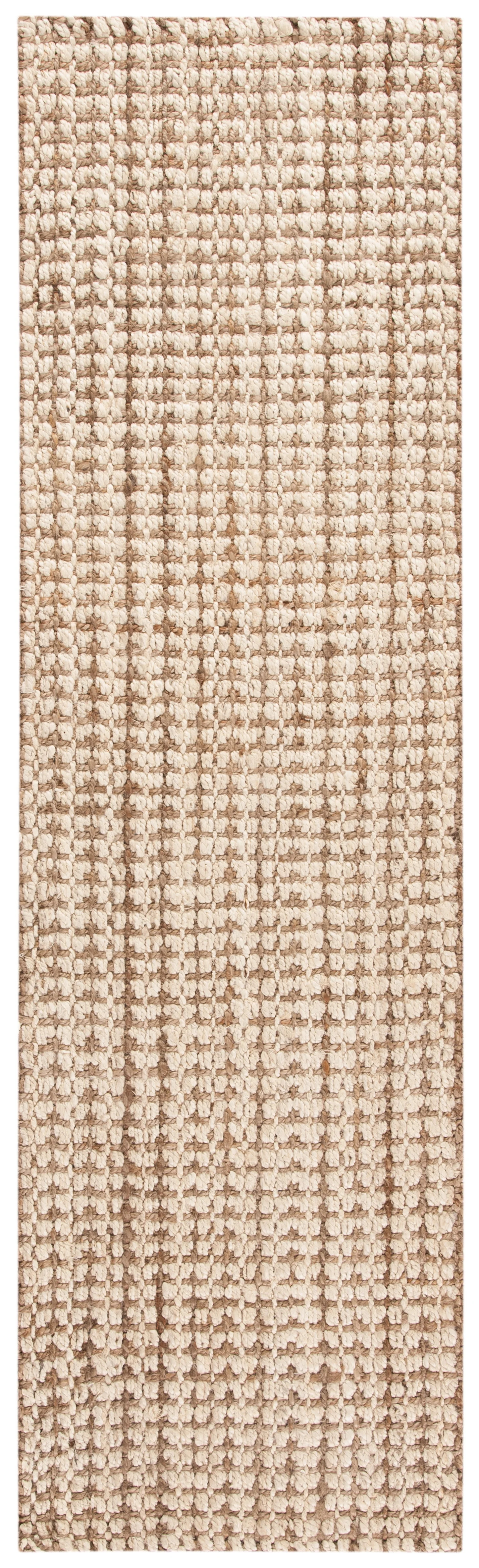 SAFAVIEH Natural Fiber Aletha Solid Runner Rug, Ivory/Natural, 2'3" x 6' | Walmart (US)