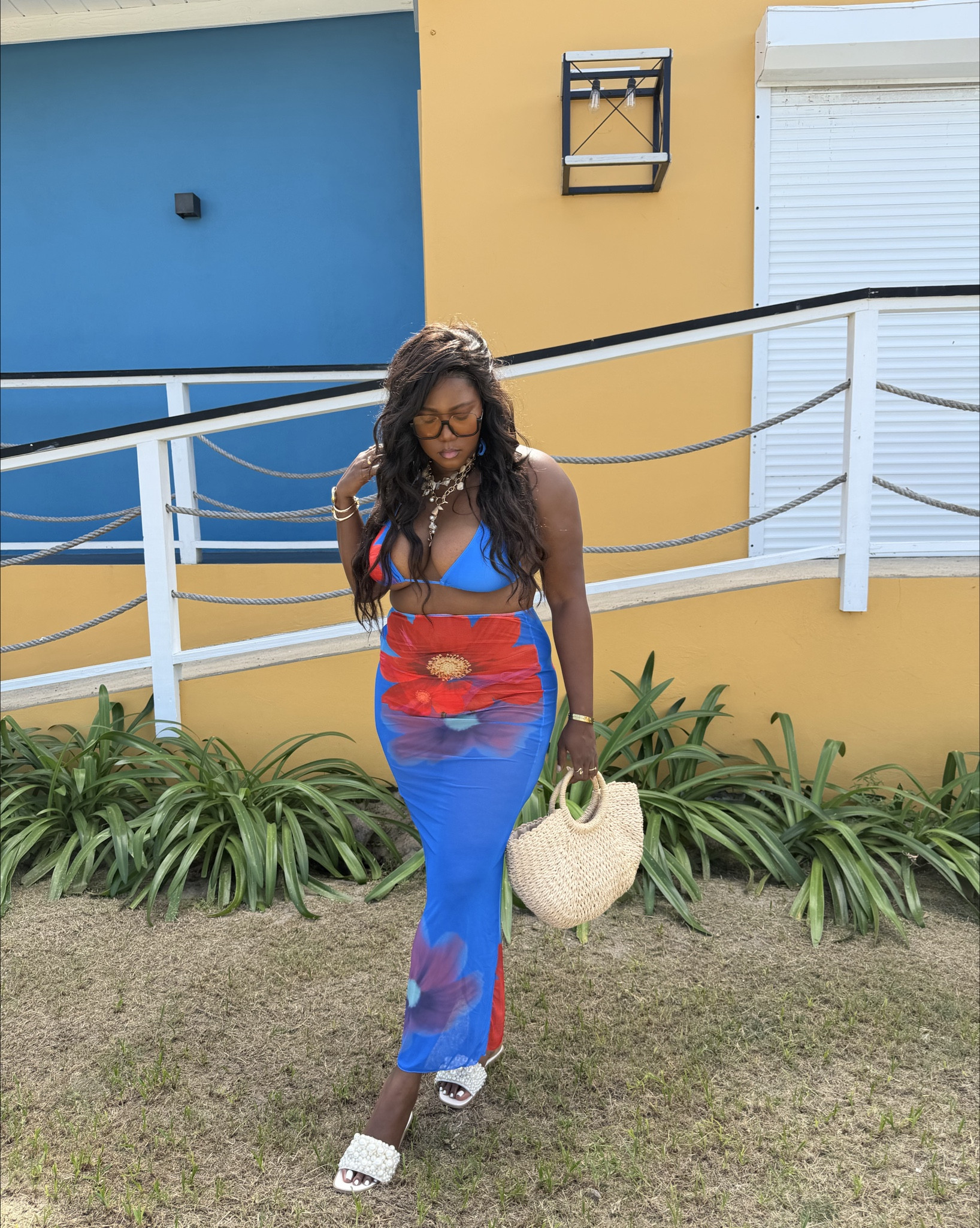 When the temperature than I am, I’m hopping a plane to somewhere tropical 🏝️! #ootd #vacaylooks #outfitinspo 

#LTKootd #LTKgrwm #LTKMidsize