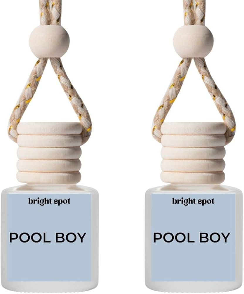 Bright Spot Pool Boy Car Air Freshener - Premium Car Hanging Oil Diffuser, Long-Lasting Fragrance... | Amazon (US)
