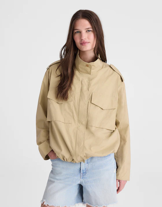 Field Jacket in Washed Poplin | Madewell
