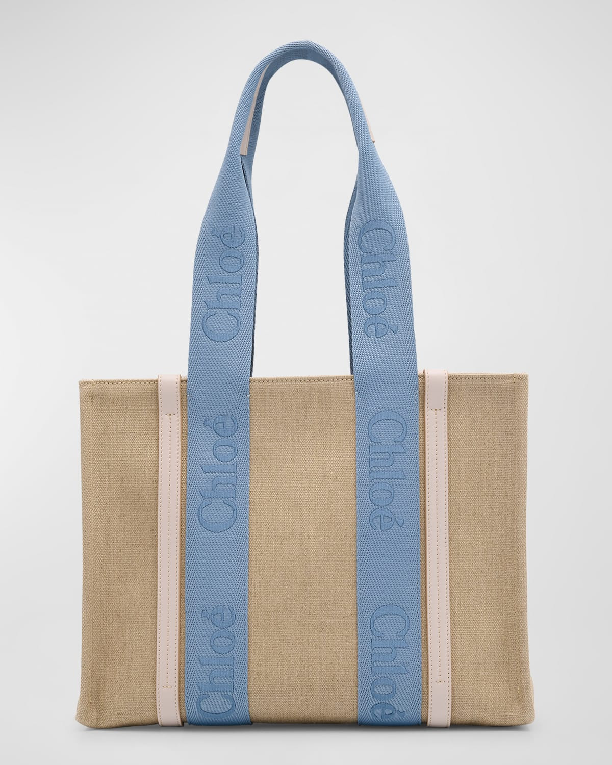 Woody Medium Tote Bag in Linen | Neiman Marcus