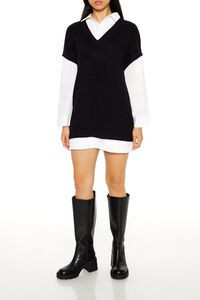 Sweater Vest & Shirt Combo Dress | Forever 21