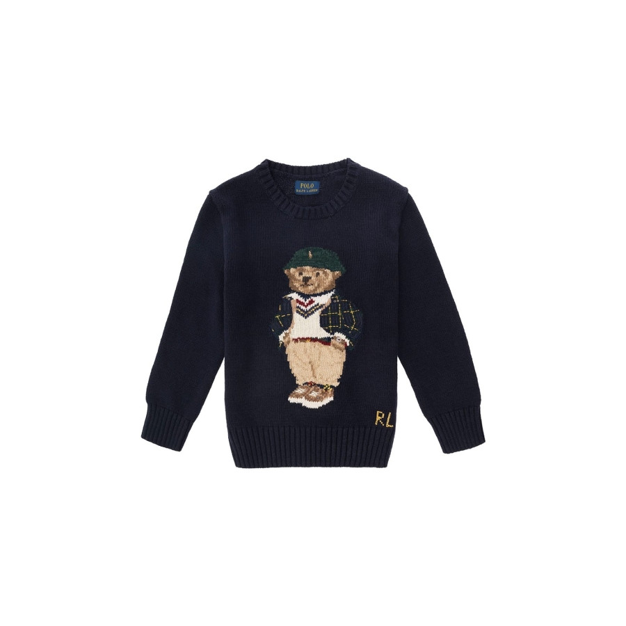 Polo Ralph Lauren Ls Bear Sweater Pullover, Size 3 | Jomashop.com & JomaDeals.com