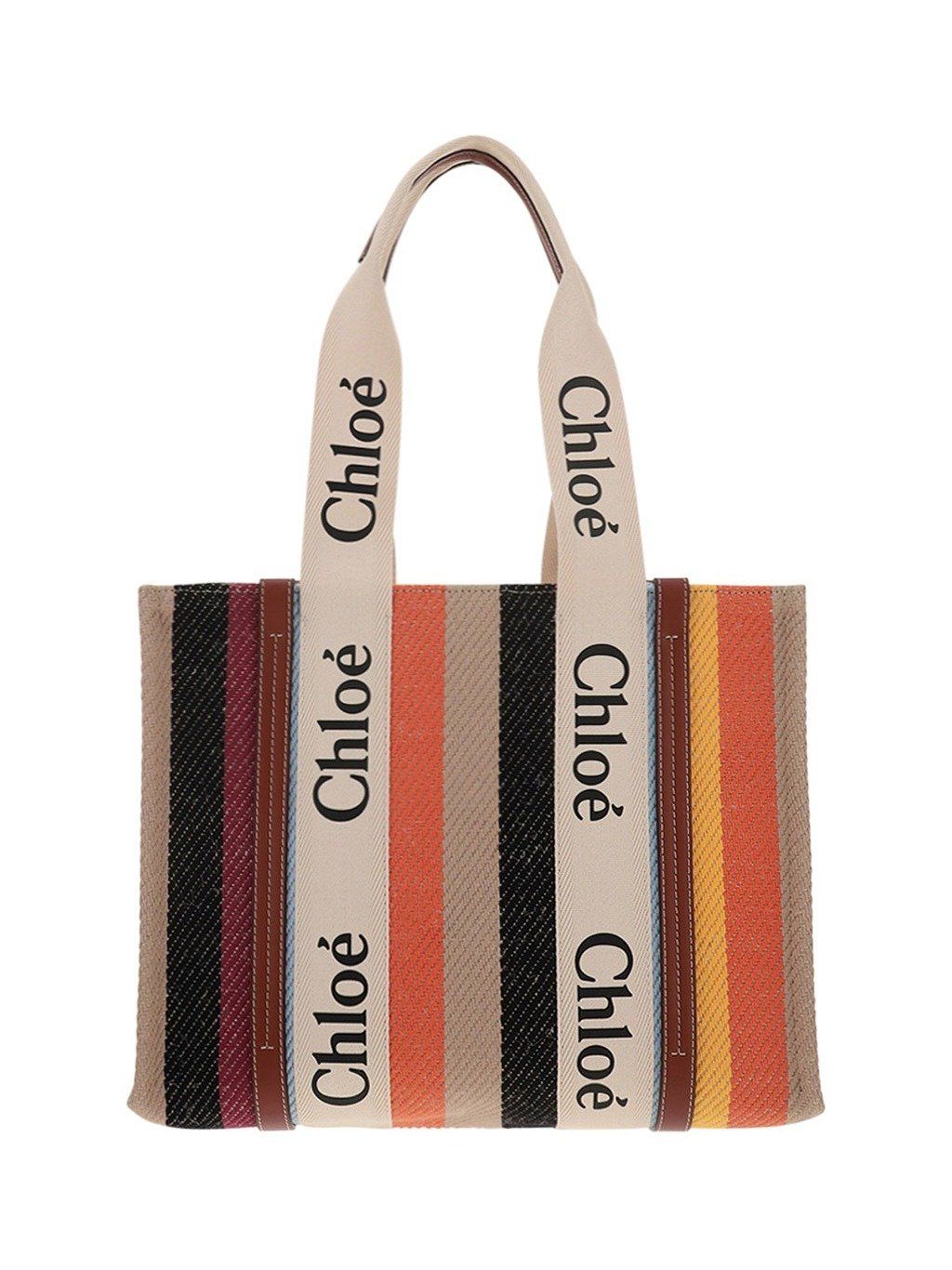 Chloé Medium Woody Tote Bag | Cettire Global